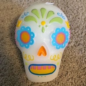 NEW Target Dia De Los Muertos skull candle